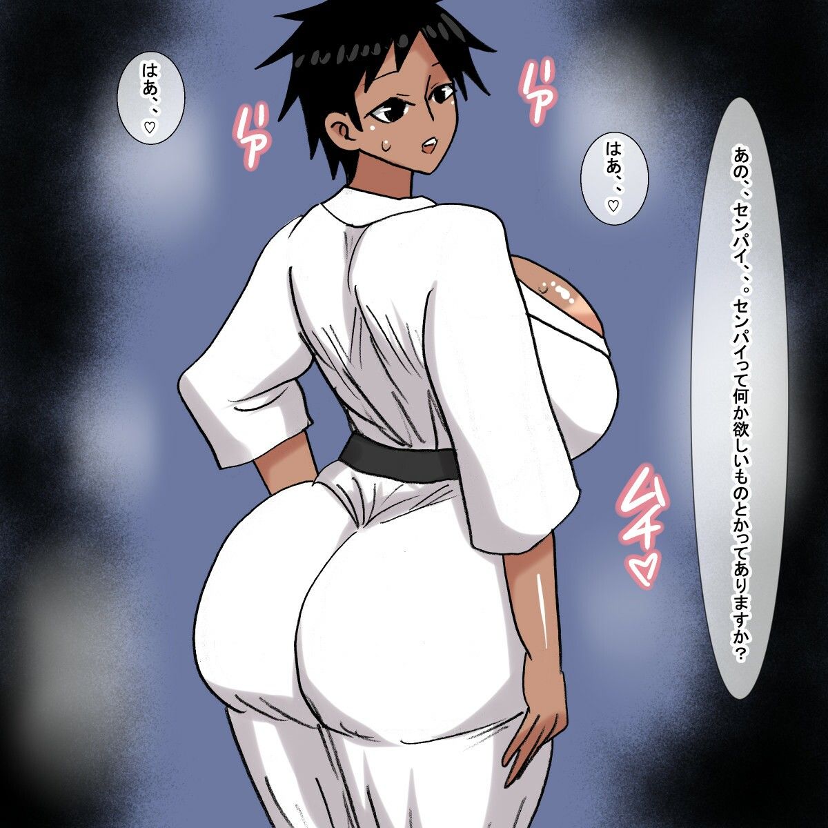 yk 空手に熱心な後輩とセックスする話_1