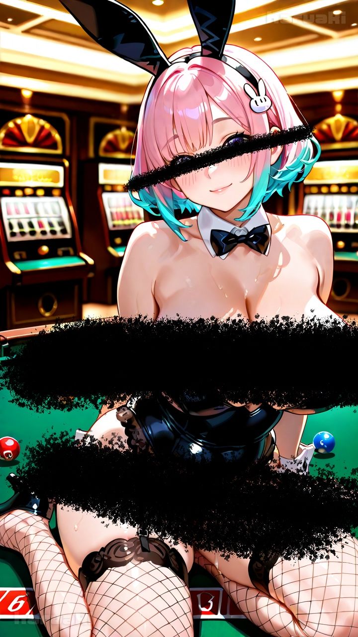 【AIアニメ巨乳美女写真集】Vol.5おっぱいサービスが充実しているバニーガール_再掲 画像2