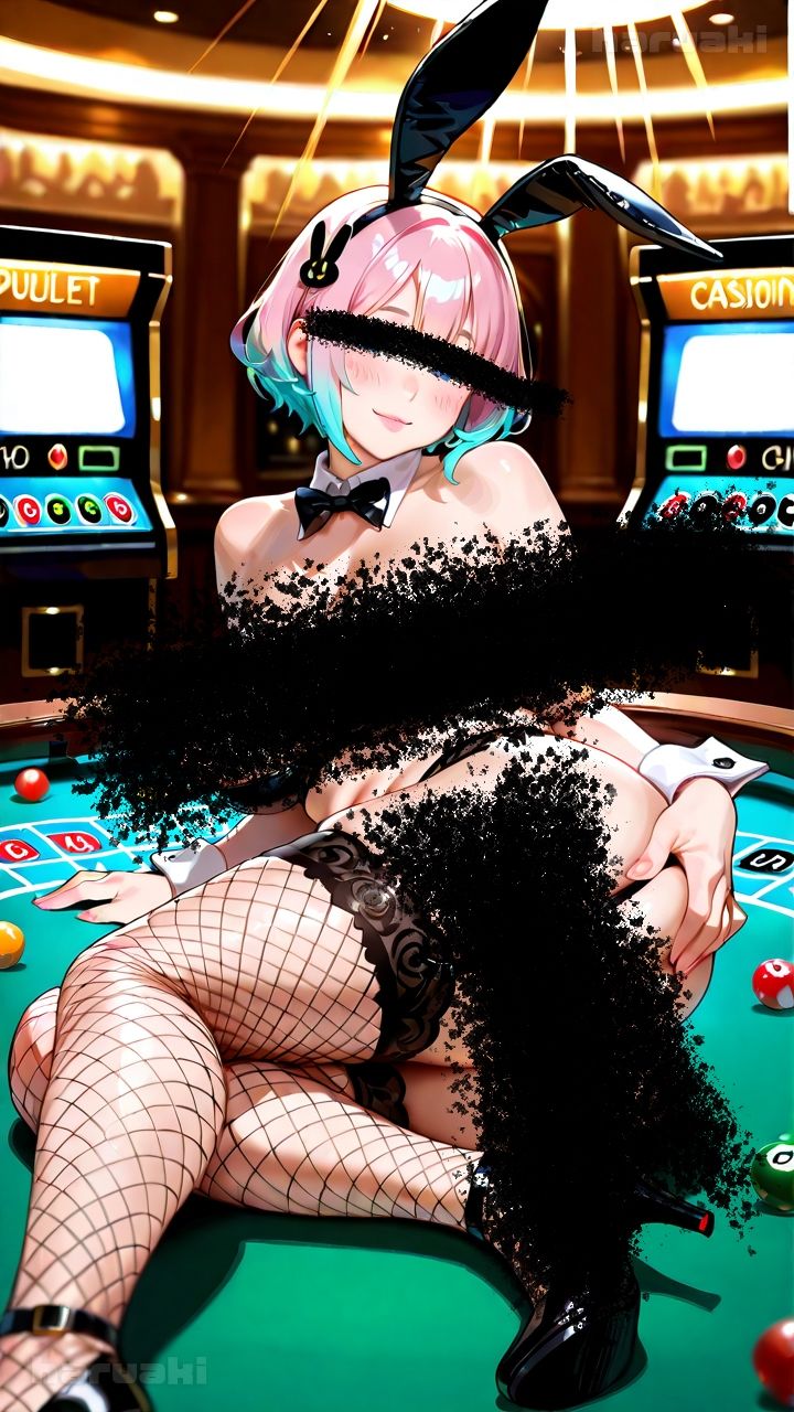 【AIアニメ巨乳美女写真集】Vol.5おっぱいサービスが充実しているバニーガール_再掲 画像4