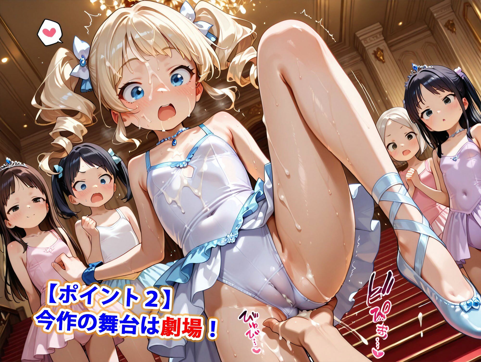 真バレリーナちっぱい少女純ハーレム3