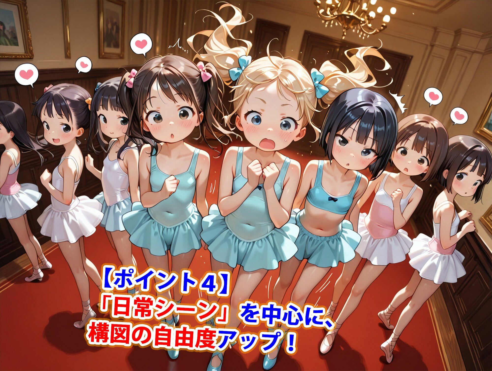 真バレリーナちっぱい少女純ハーレム5
