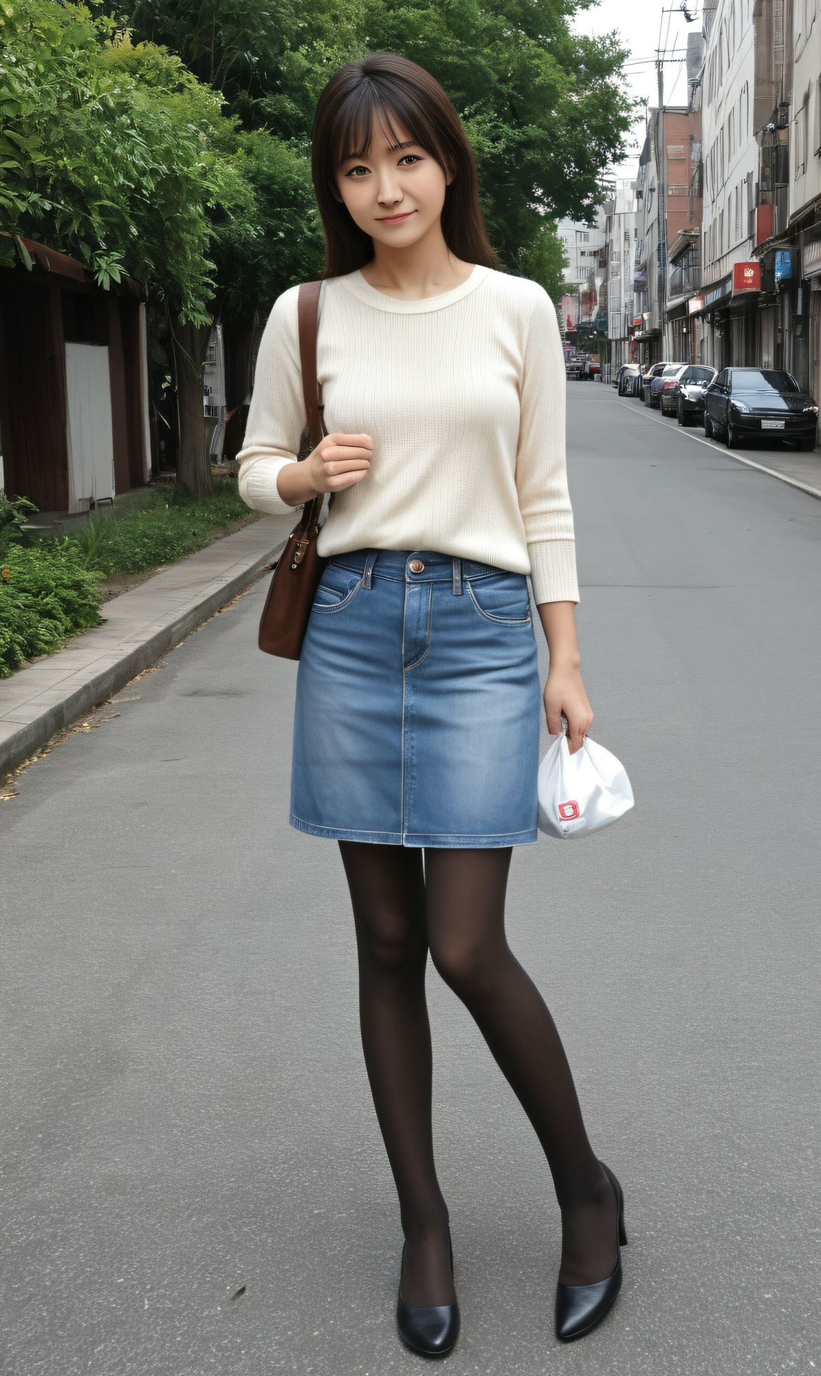 黒ストッキングの帰り道2_8