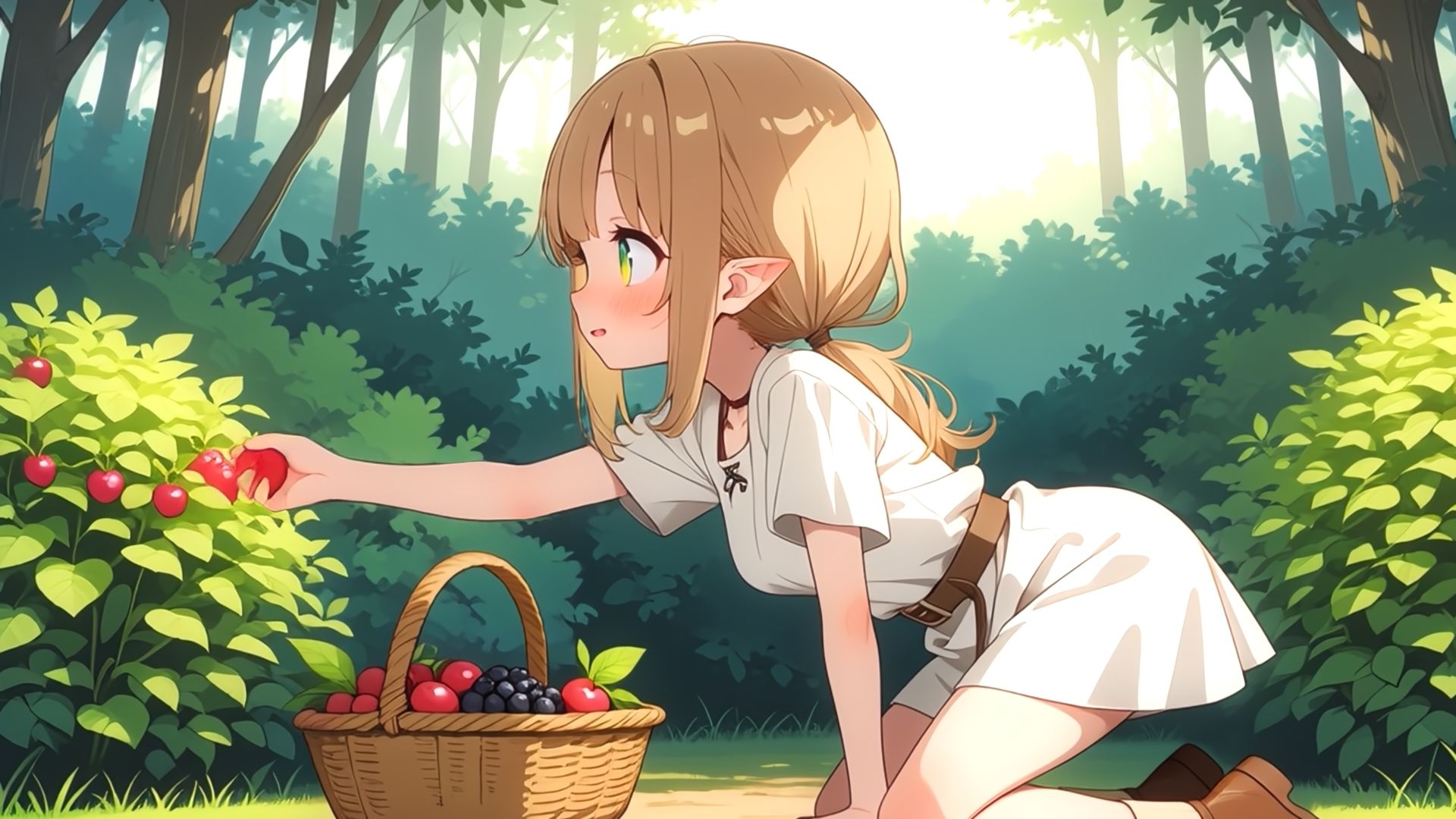 【アニメ】エルフがオークに連れ去られて性処理ペットにされちゃう動画 サンプル画像 2