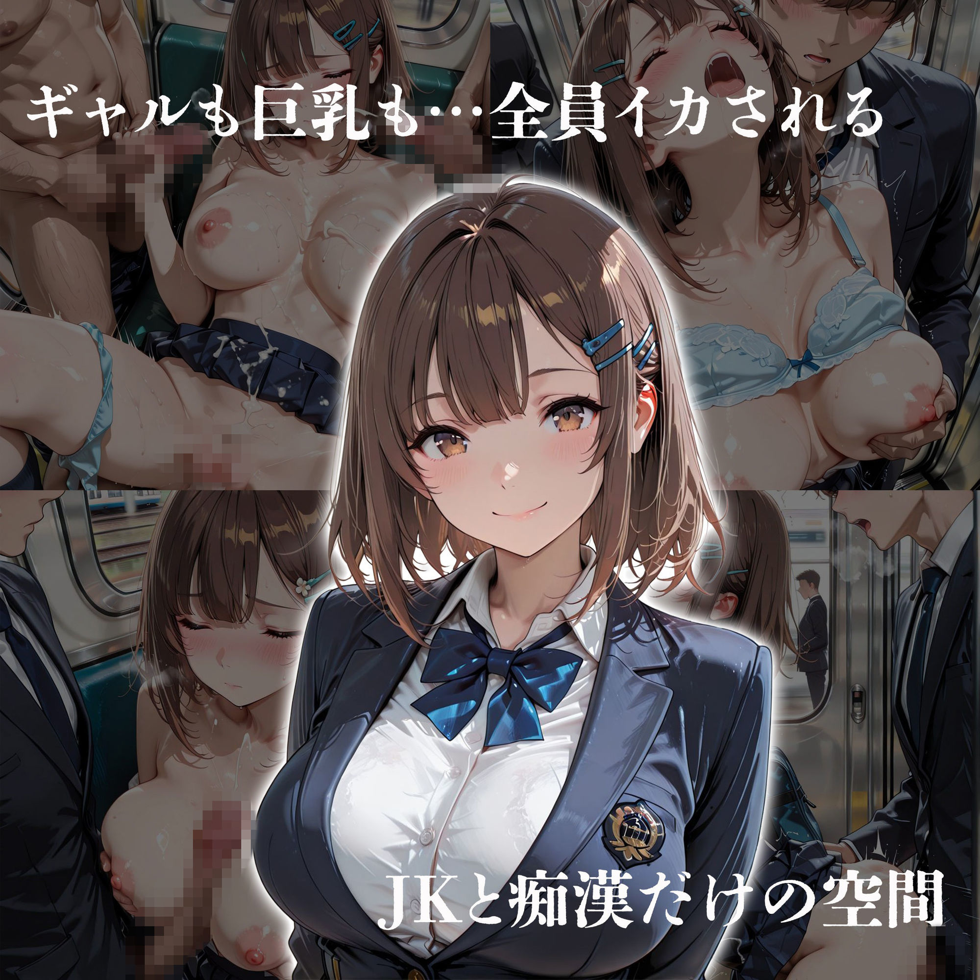 痴●専用車両  閉じ込められた密室3JK 画像3