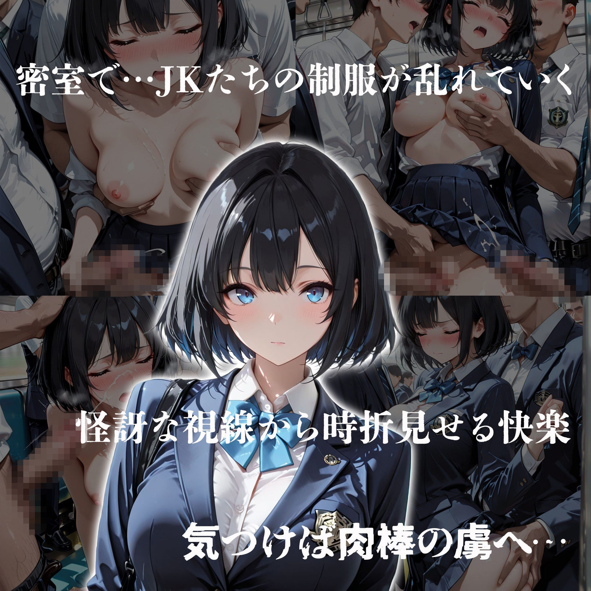 痴●専用車両  閉じ込められた密室3JK 画像4