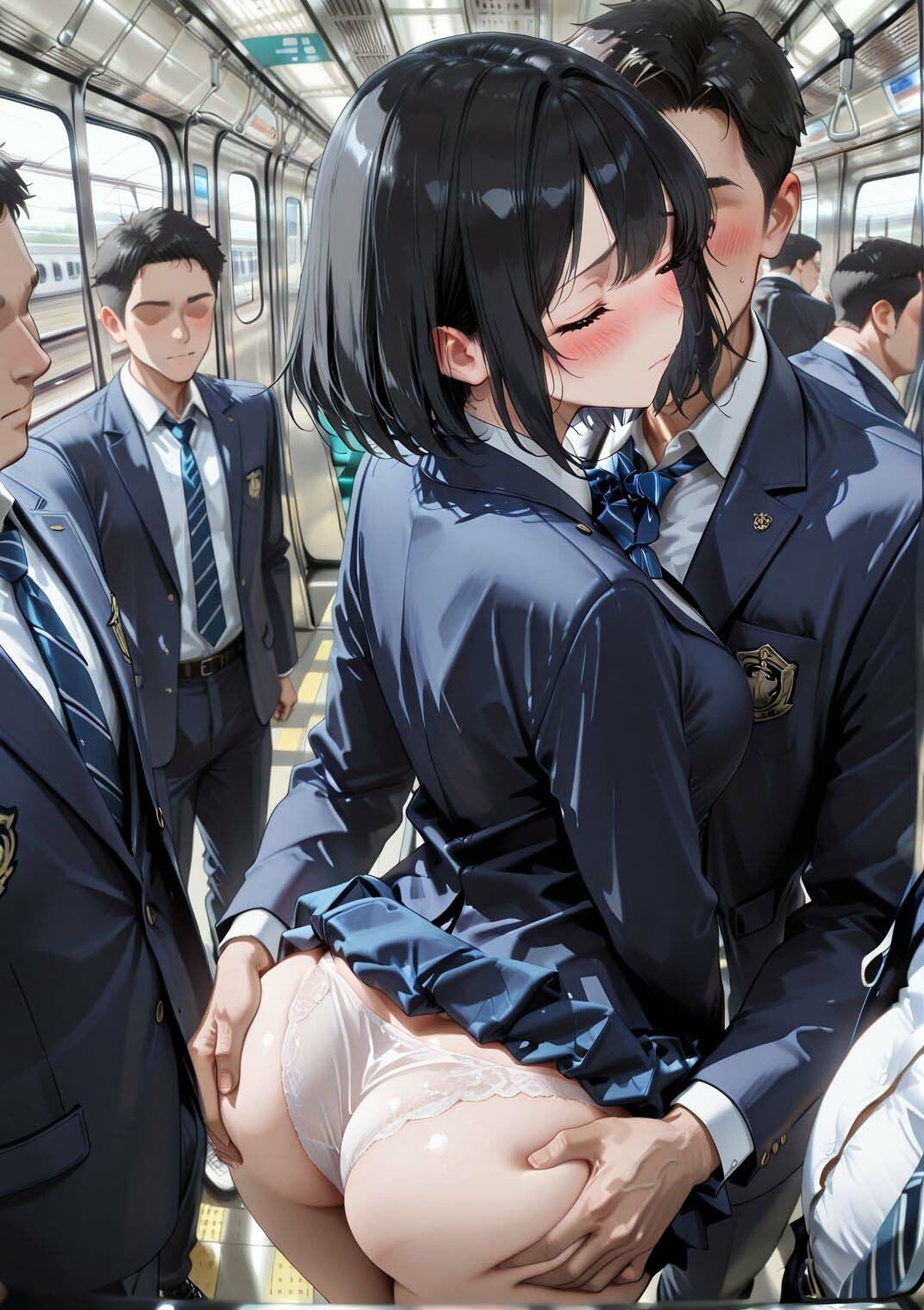 痴●専用車両  閉じ込められた密室3JK 画像10