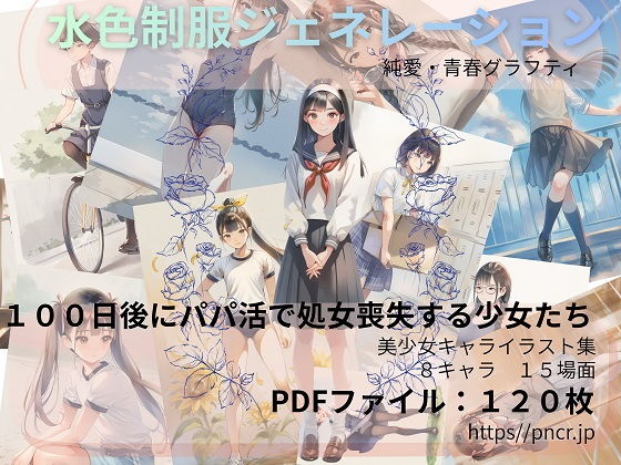 【蒼い小部屋】制服・通学・体操服・スクール水着・部活・神風・スマホ『水色制服ジェネレーション』 【蒼い小部屋】制服・通学・体操服・スクール水着・部活・神風・スマホ『水色制服ジェネレーション』