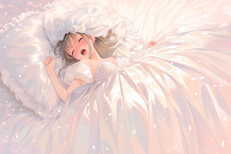 【ドレス美少女49】ツルツルドレスの中の秘め事 画像2