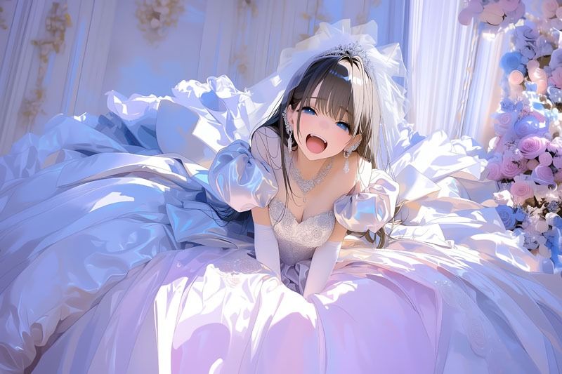 【ドレス美少女49】ツルツルドレスの中の秘め事 画像4