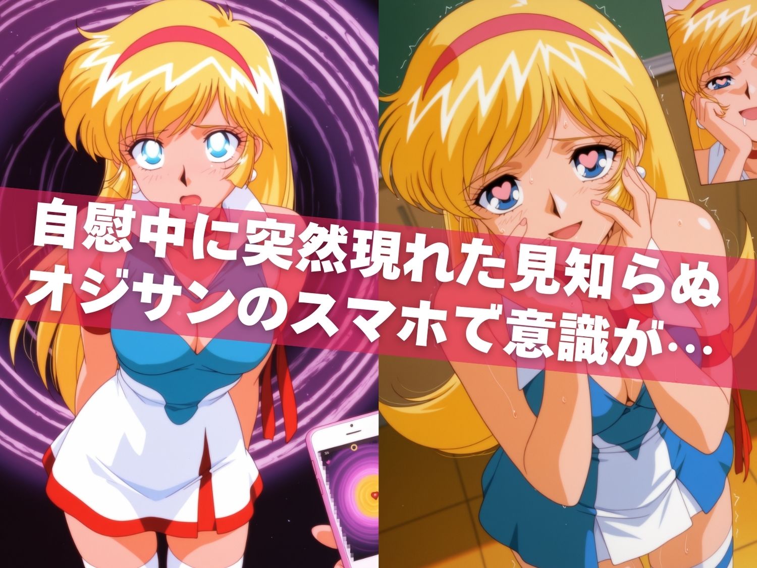 オナニー覗かれ、寝取られて  キュ●ティーハニー 〜 学校編 〜 おじさんに暴かれた秘密 画像4