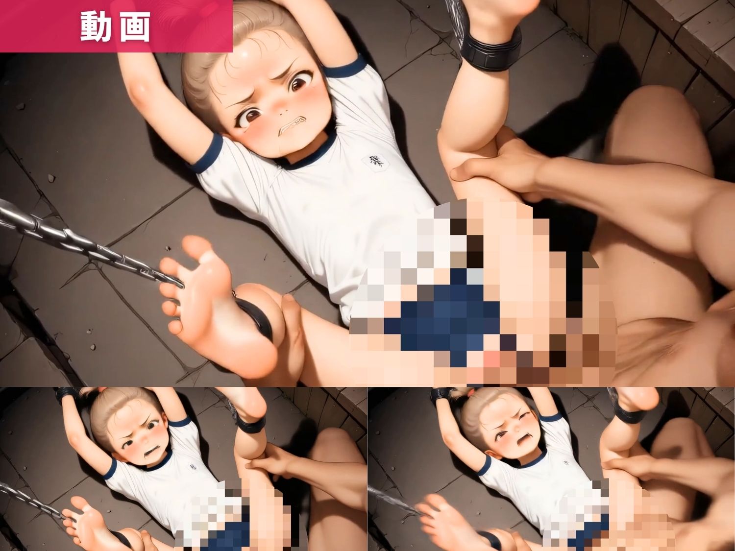 【セット作品】つるぺた拘束120人！ サンプル画像 11