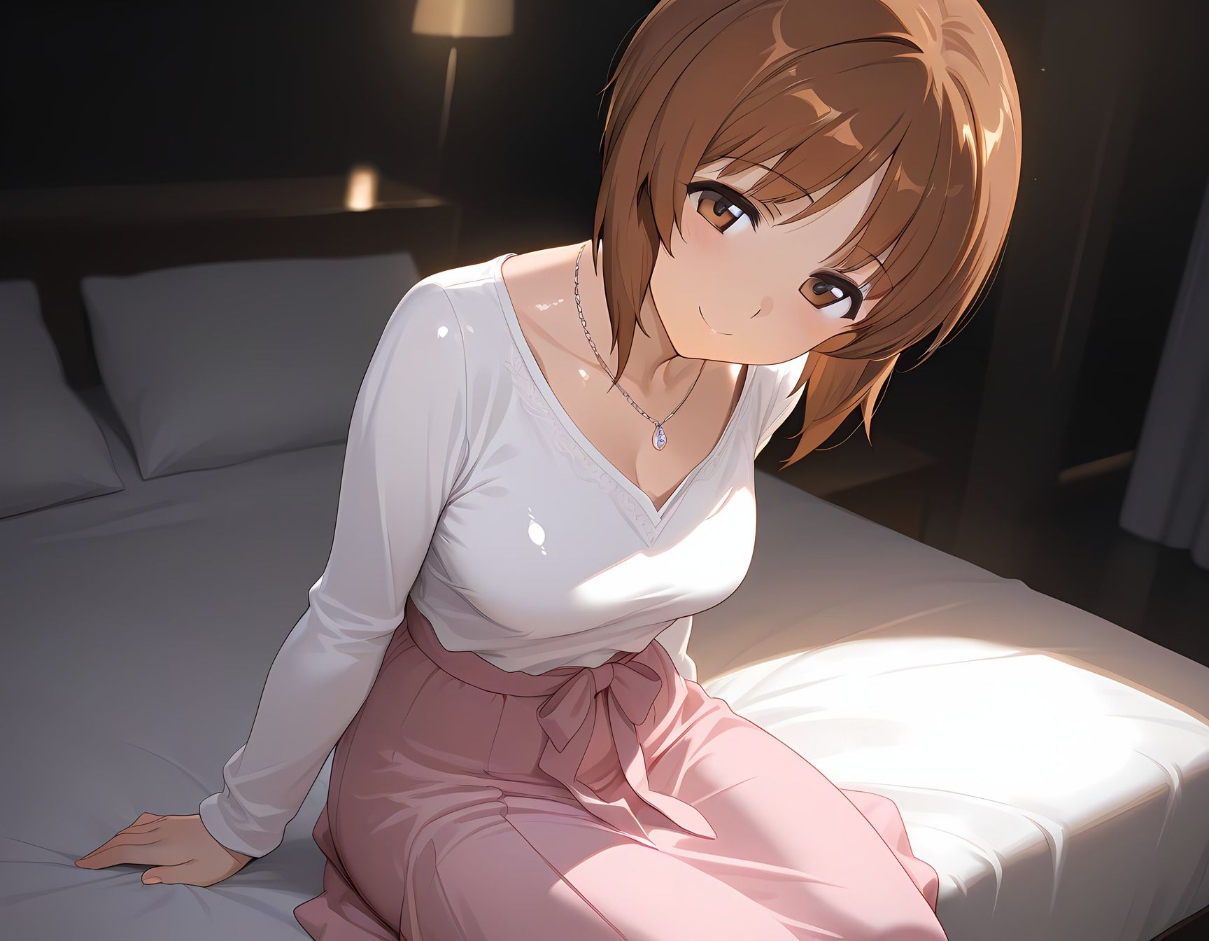 【ガールズ＆パンツァー】大人っぽい西住みほとホテルでイチャラブ 画像1