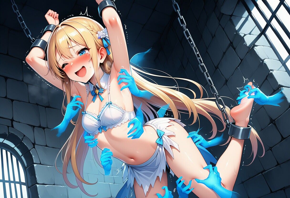 【AIイラスト集】牢獄でこちょこちょの刑 画像2