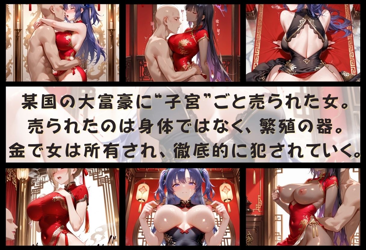 子宮を買われた女 〜性奉仕に人生を尽くす〜  チャイナ娘ver  ブルーアーカ〇イブ編 画像2