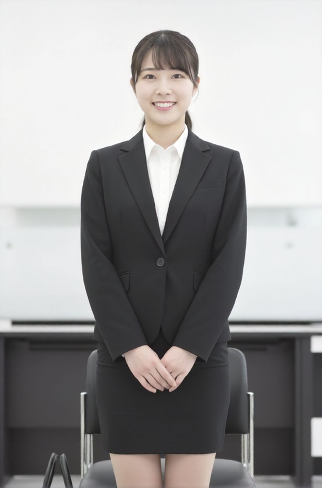 【AI動画】GGC vol.36 就活面接編6【パンチラ・手こき・フェラ・顔射】 画像1