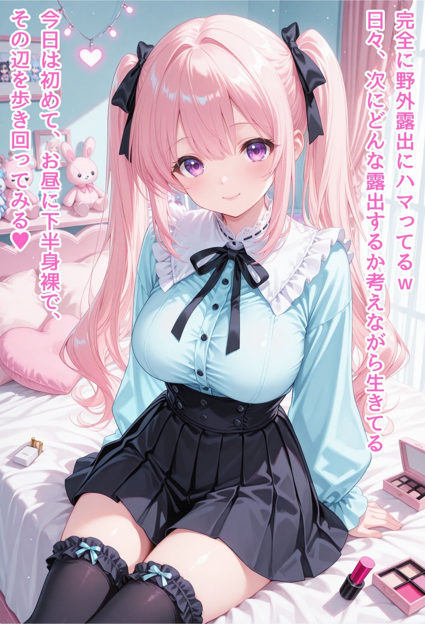 地雷系露出少女ゆあ41