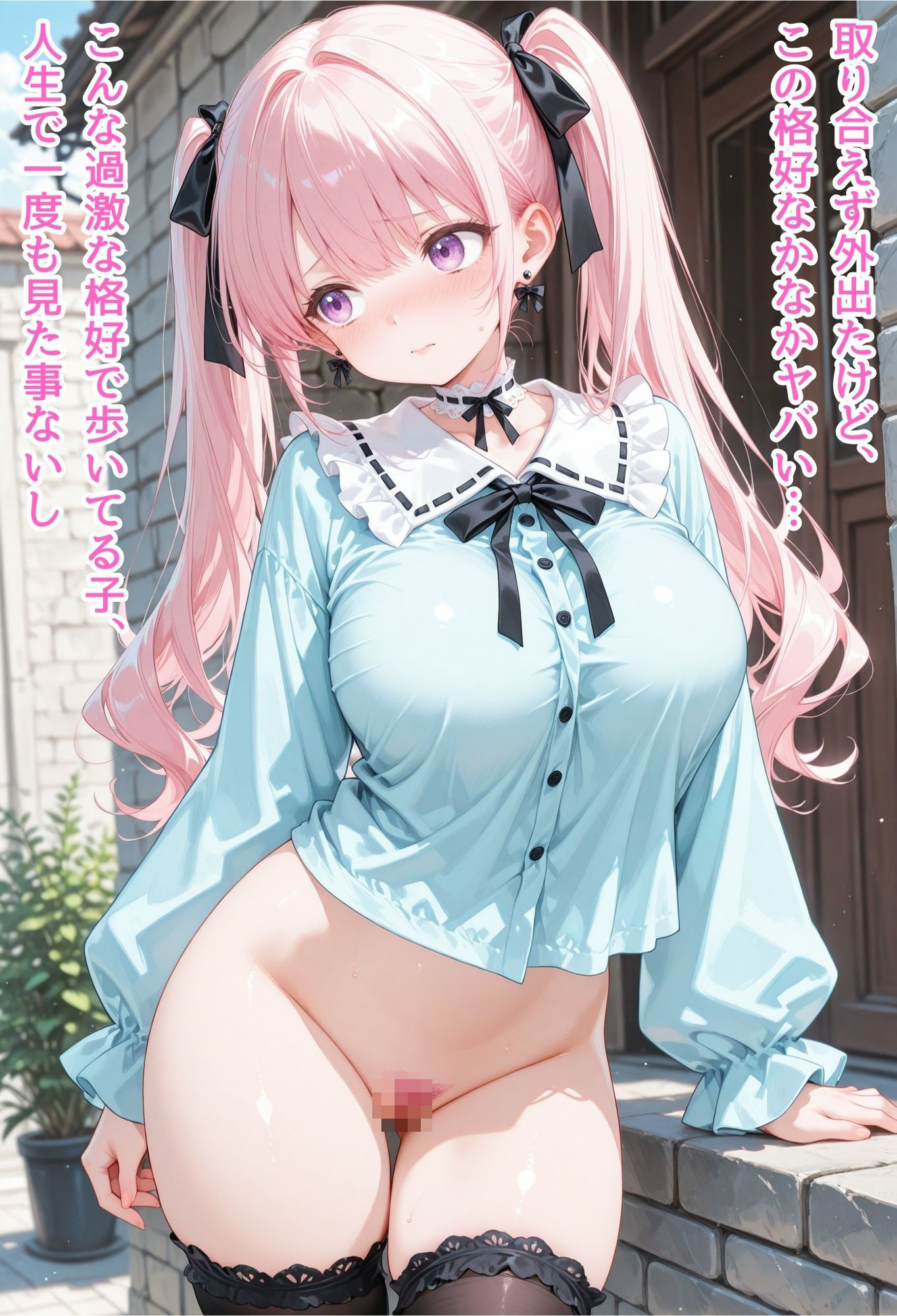 地雷系露出少女ゆあ42