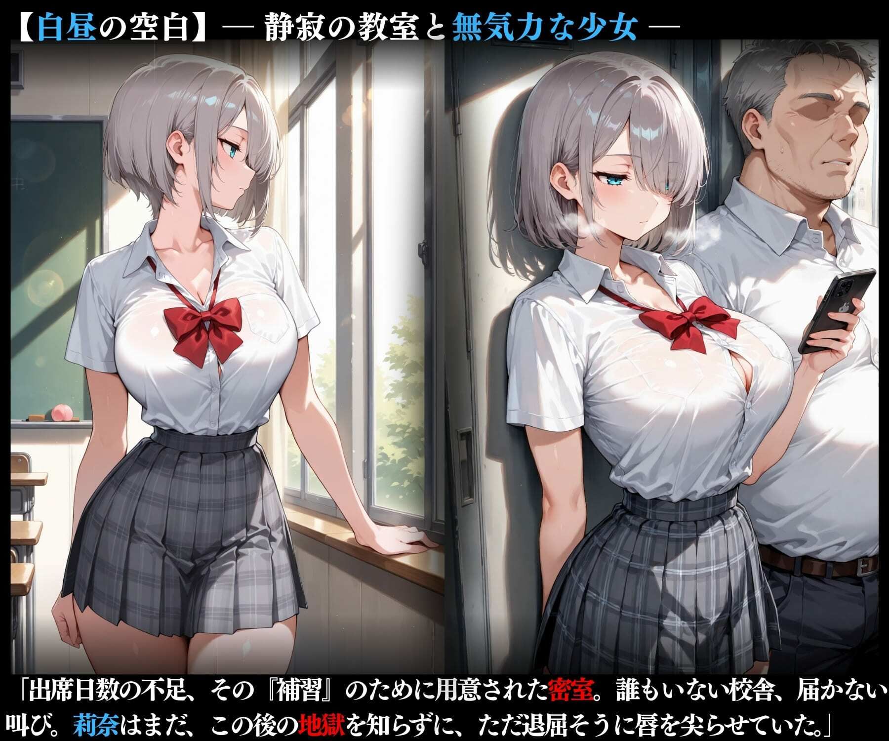 特別性指導「汚染報告ーだりぃ。補習とか、マジ勘弁ー」「休日限定の性処理肉人形へ」 画像1