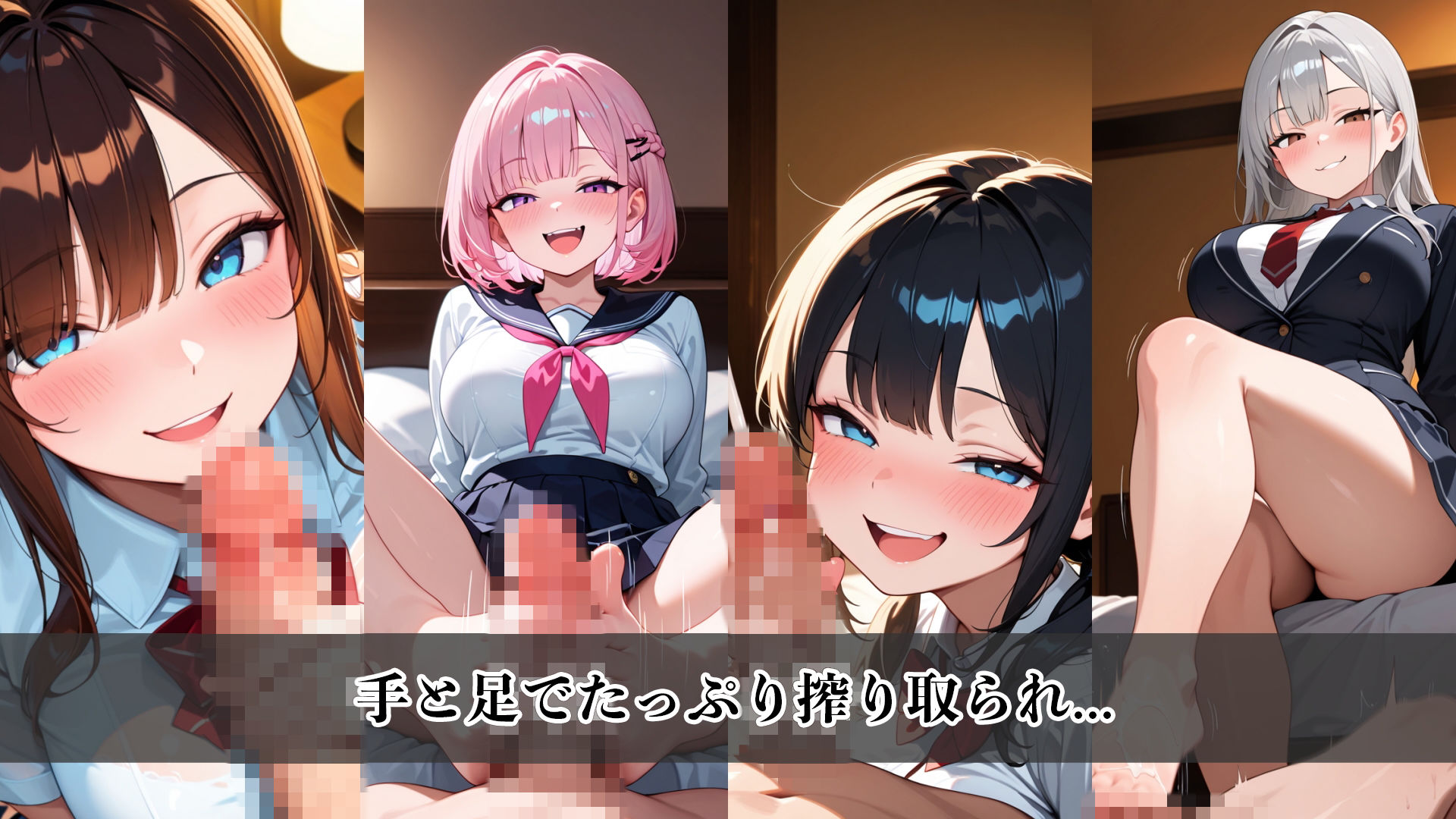 年下制服女子の秘密支配〜夜のホテルで惨めに搾り尽くされる快楽地獄〜_1