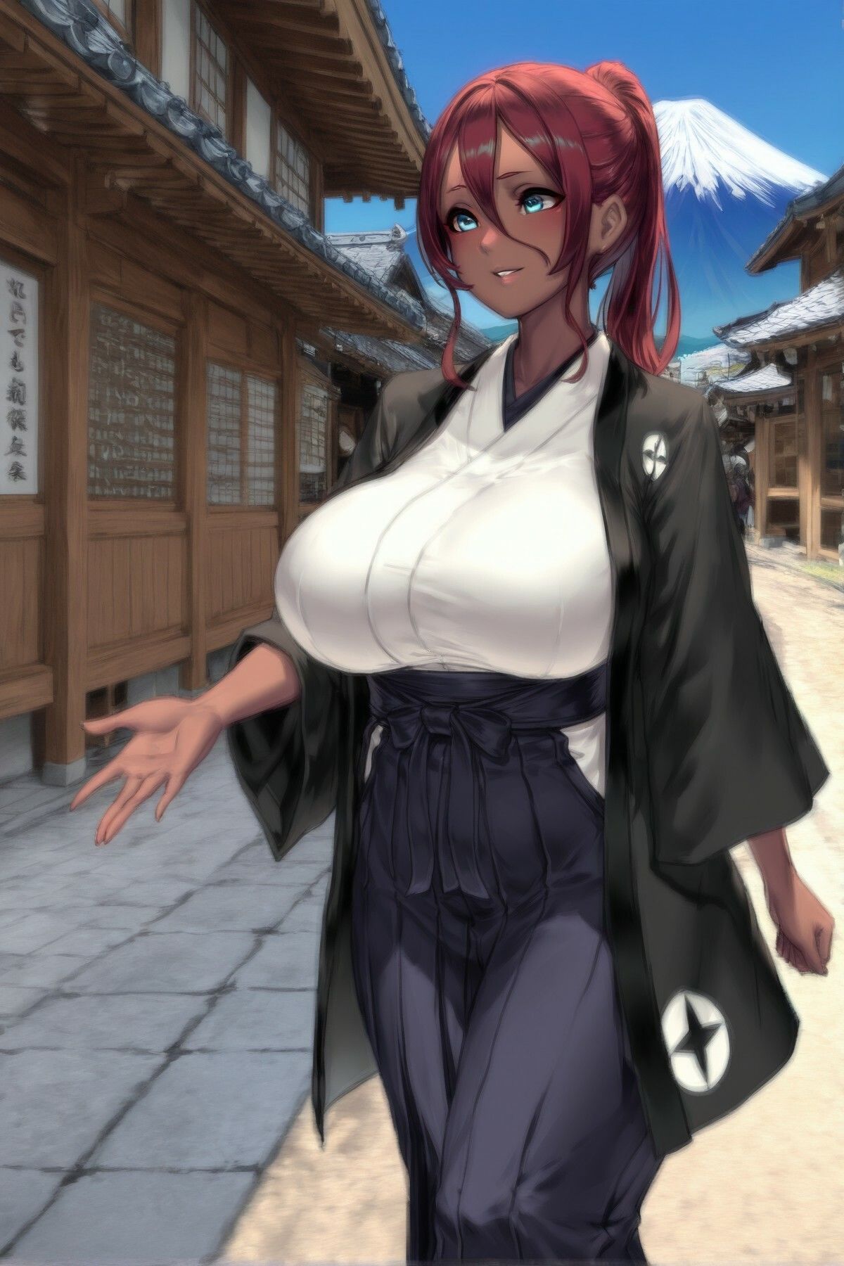 巨乳赤髪傭兵と異国巡りする話2 画像7