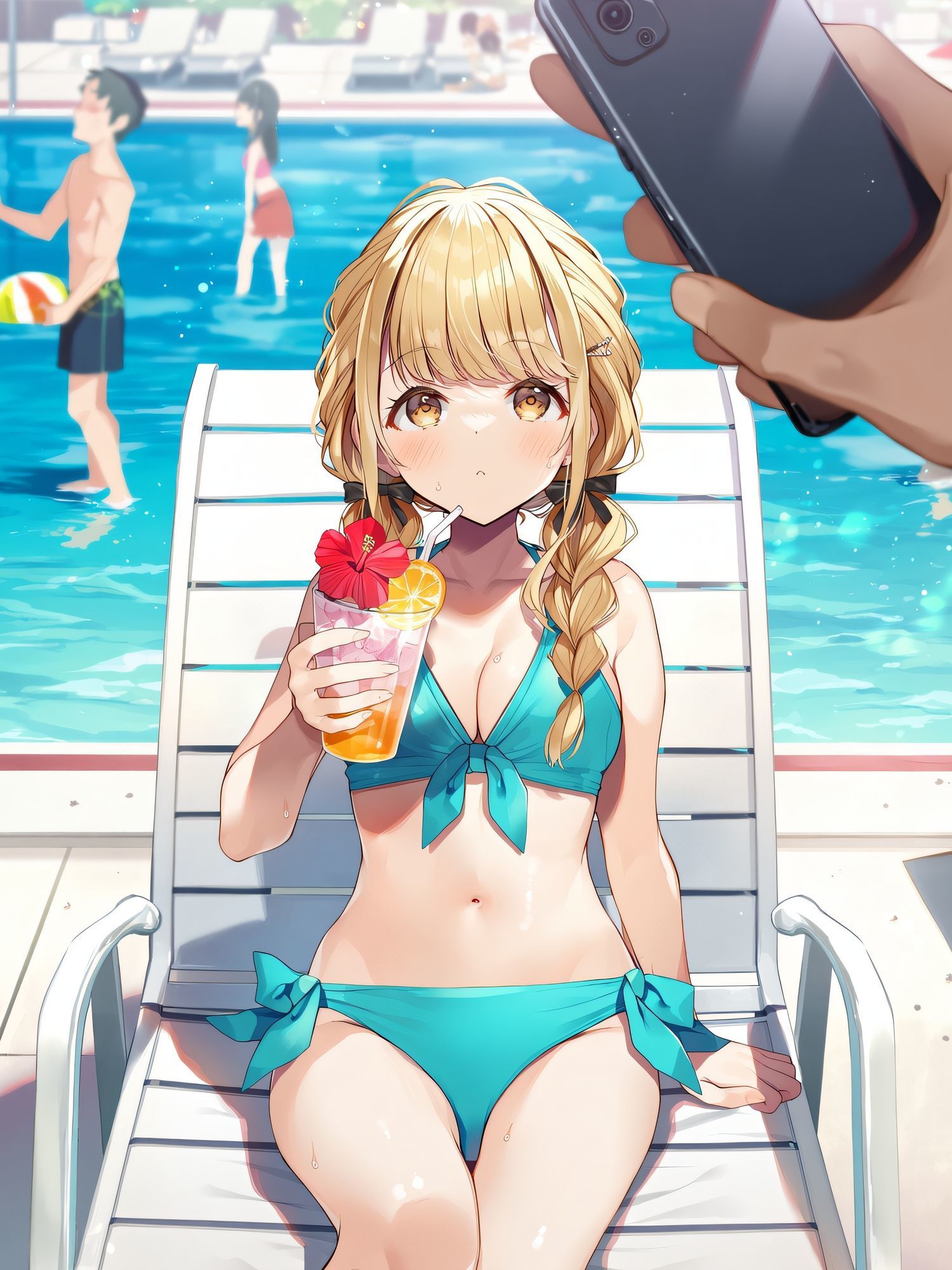 プールで見つけたアイドルに意識あり催◯かけて犯してみた〜藤◯ことね〜 サンプル2