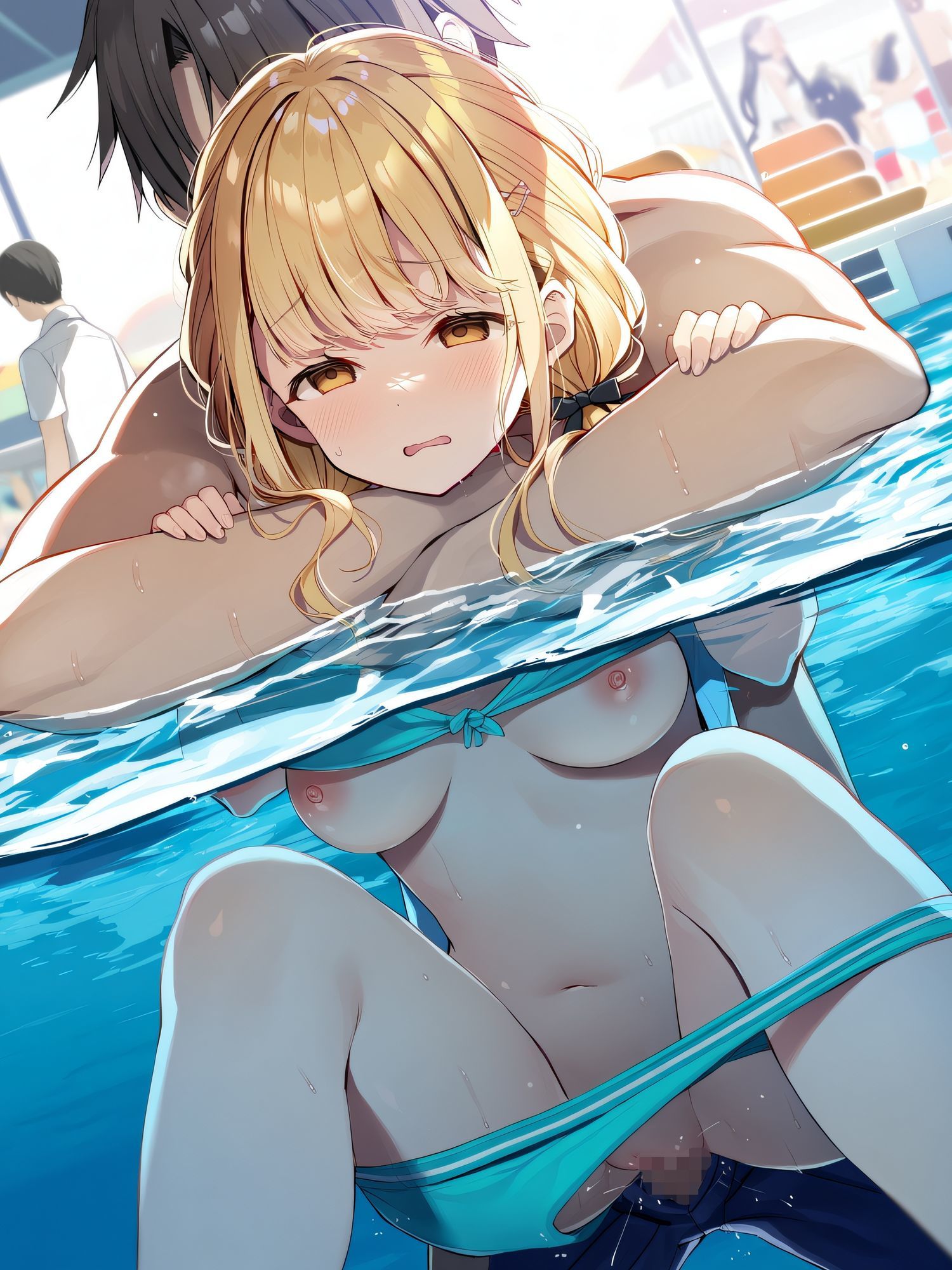 プールで見つけたアイドルに意識あり催◯かけて犯してみた〜藤◯ことね〜 サンプル4