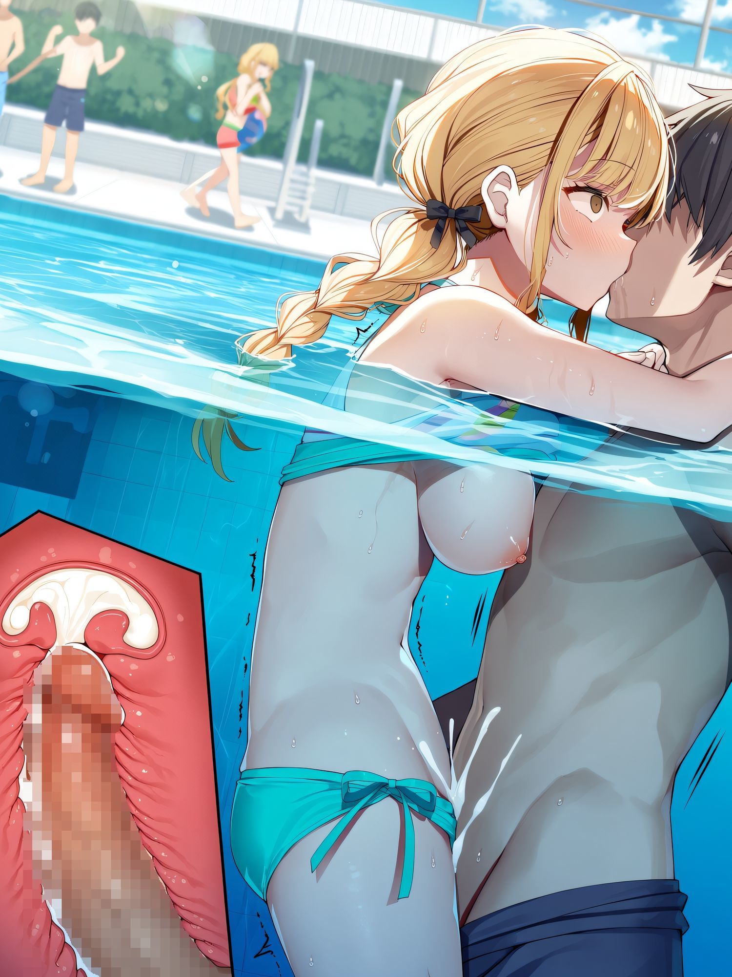 プールで見つけたアイドルに意識あり催◯かけて犯してみた〜藤◯ことね〜 サンプル5