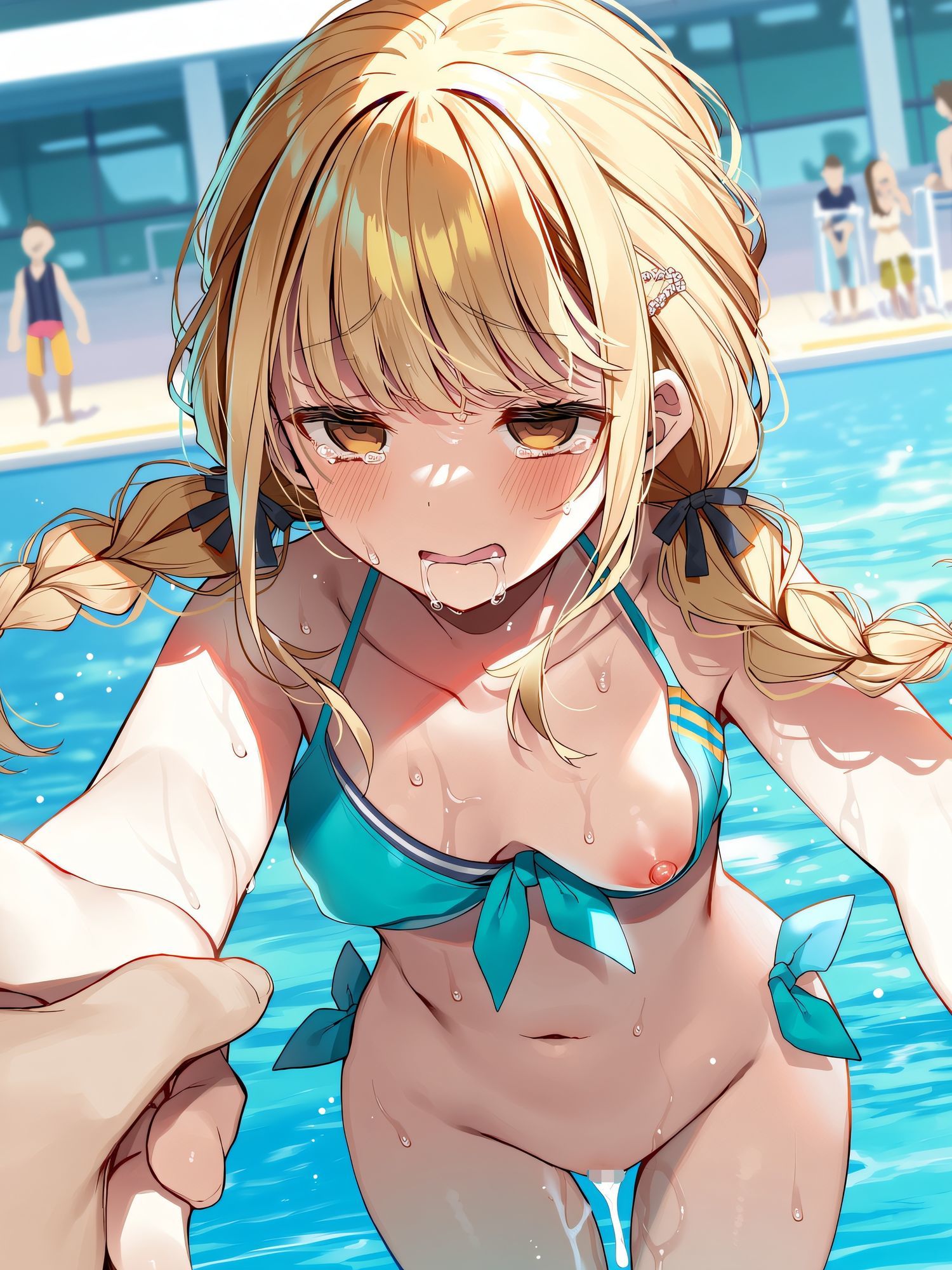 プールで見つけたアイドルに意識あり催◯かけて犯してみた〜藤◯ことね〜 サンプル6