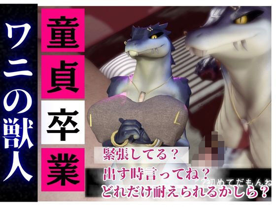 【合計4本】 鰐ワニの獣人クロクシゴールちゃんが童貞奪ってイチャラブ編の大ボリューム