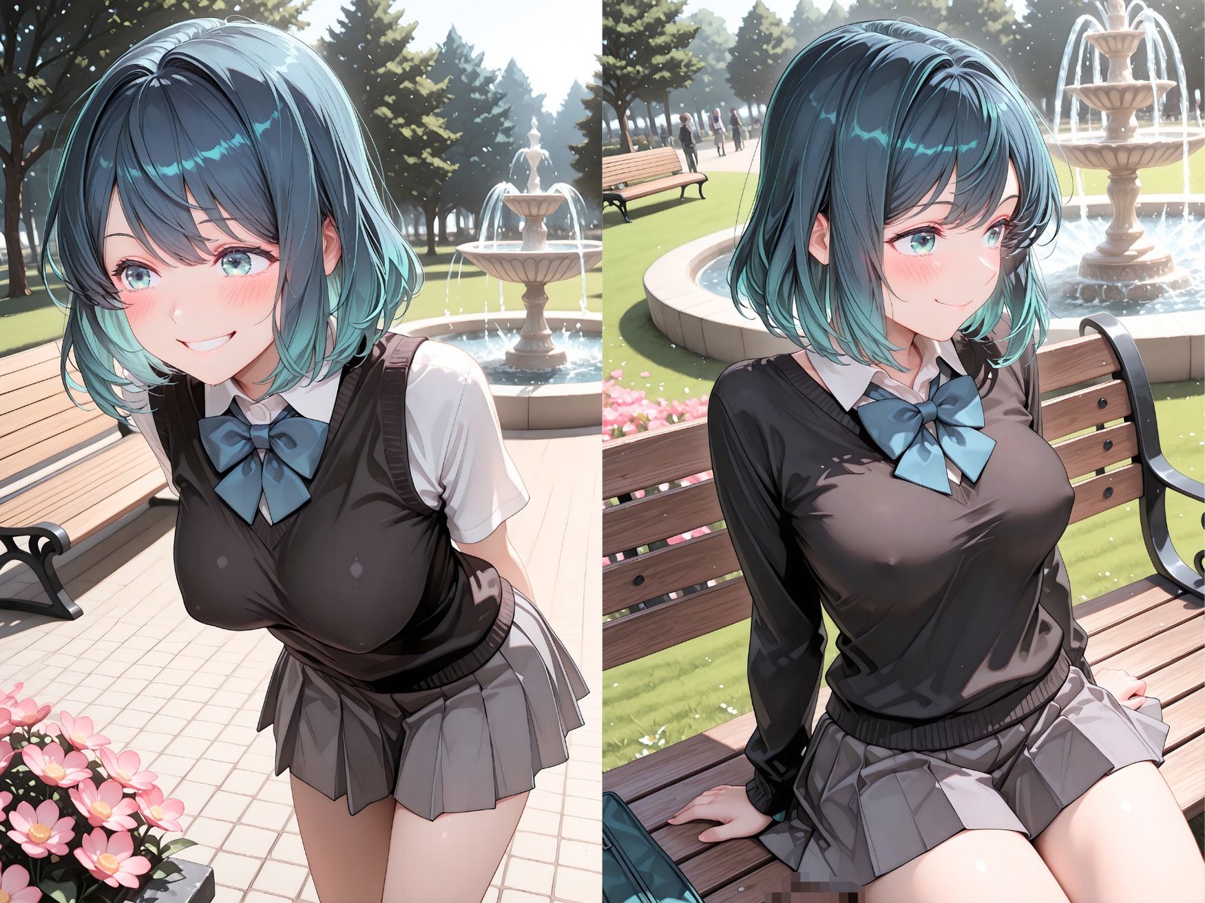 野外催●堕ち:冷静な仮面の奥に、隠された快感 あか??編 画像1