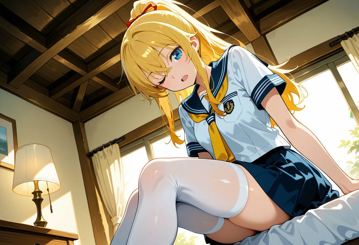 金髪ポニテの天音セナちゃんエッチなCG集 画像1