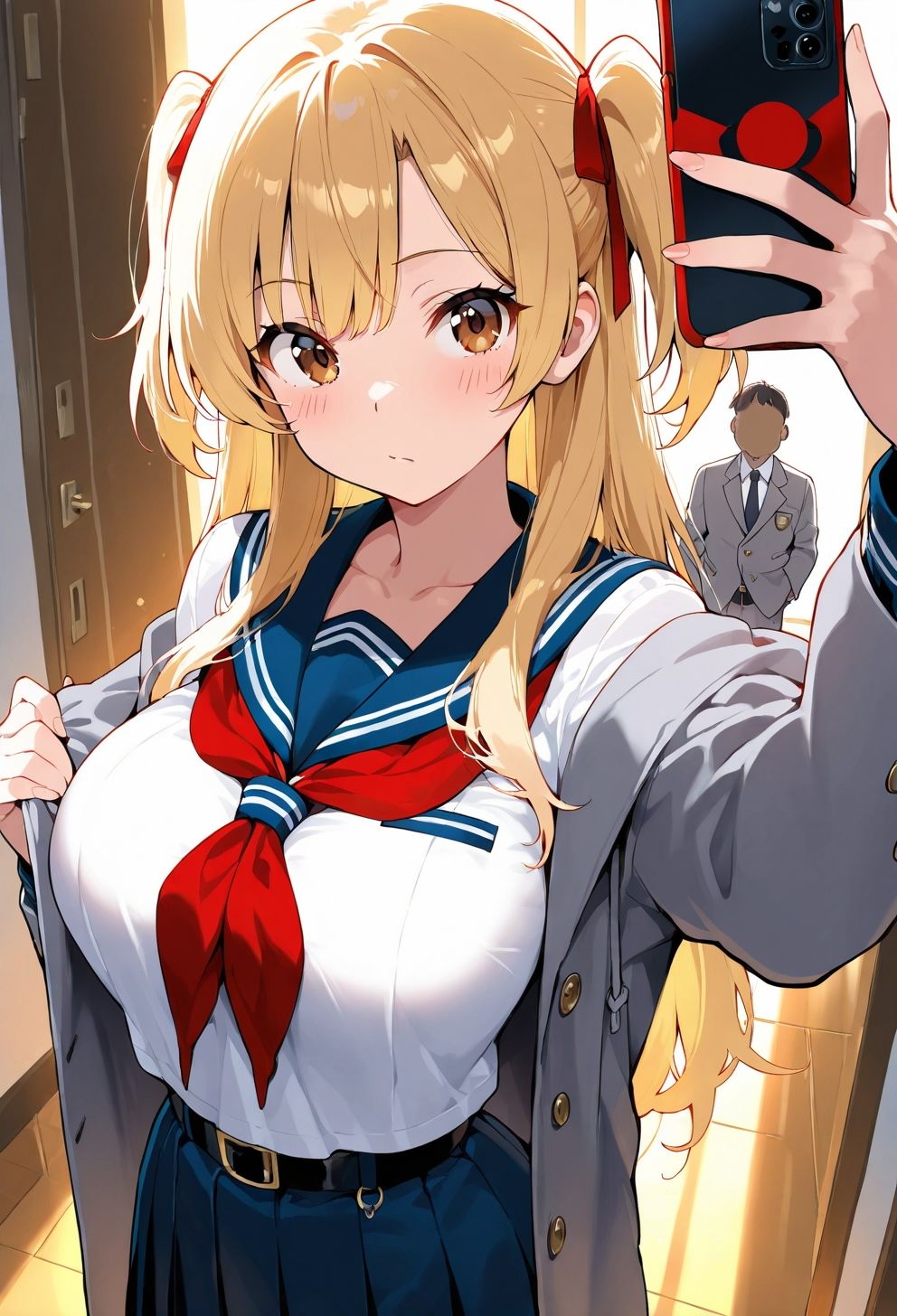 教師の逆襲 巨乳ちゃんをハメて肉便器 画像1