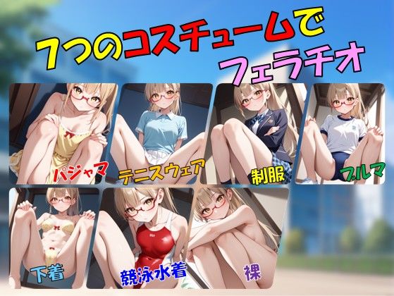 私立吹痴学園性活日記 -金髪メガネちゃん フェラチオ編- サンプル1