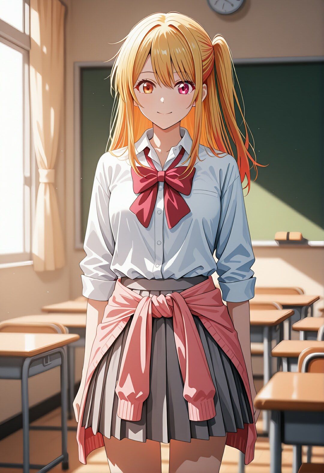 星〇ルビーの学校どこでもハメ日誌 〜清楚アイドルが教室・グラウンド・プールで中出し懇願〜  500枚！！ 画像1