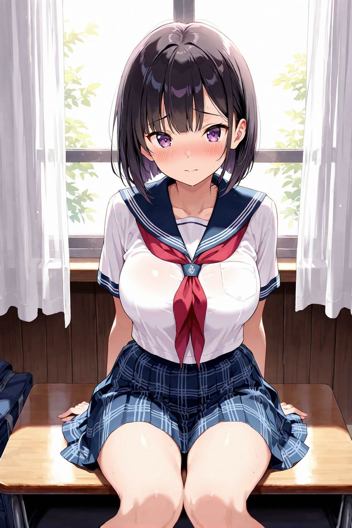 女子校生メス堕ち 〜黒髪のお嬢様女子に種付け性指導編に種付け性指導編〜 サンプル2