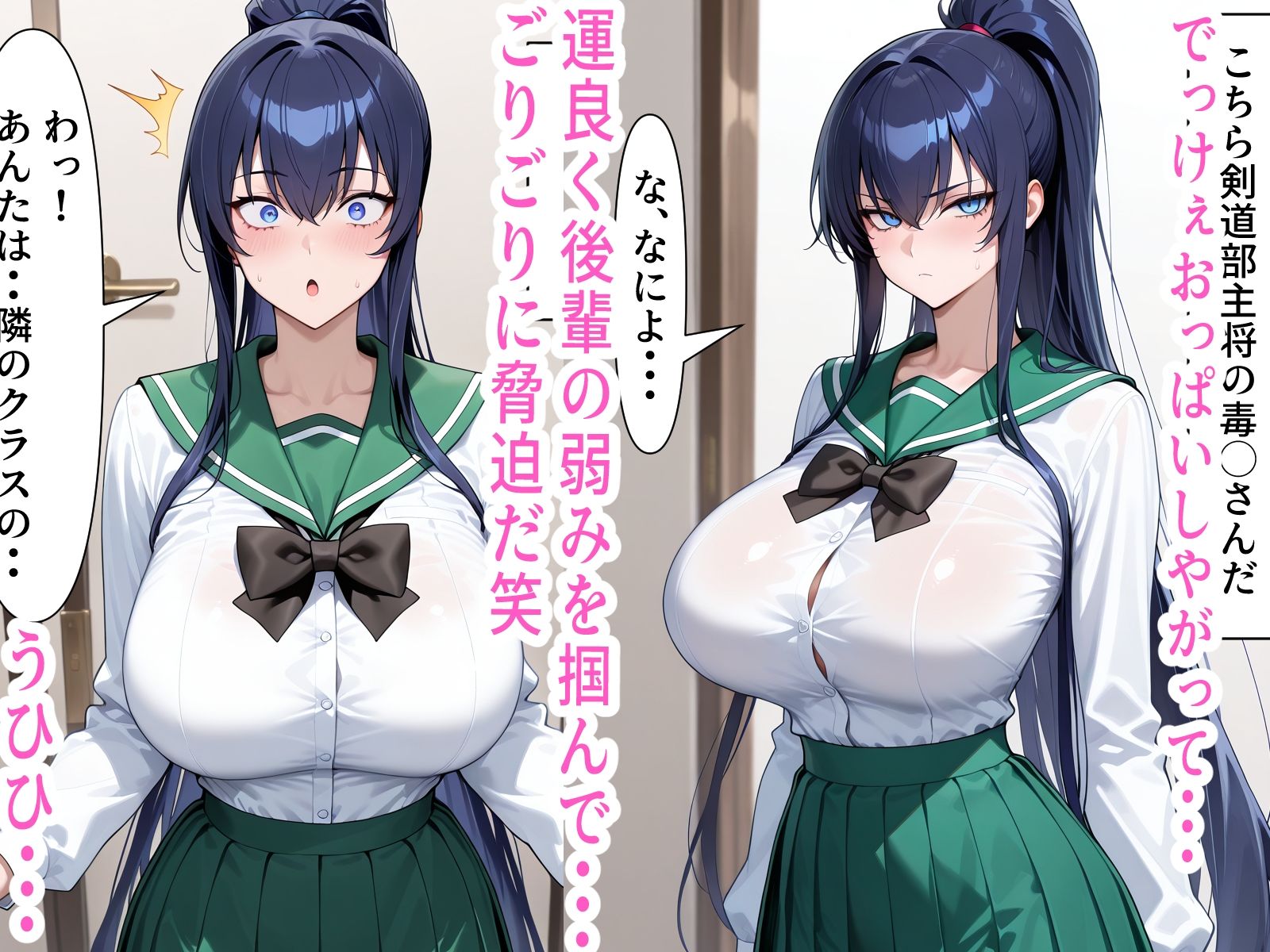 デカパイ女子◯生◯島ちゃん・・アヘ顔ダブルピースできるまでしつこく徹底中出し調教だ！！ 画像1