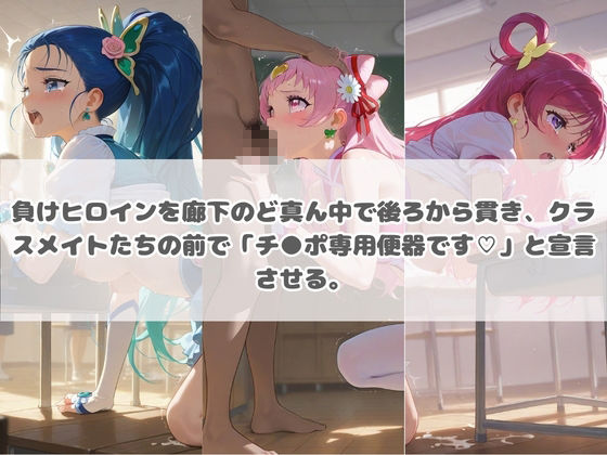 負けヒロインが敗北堕ちして俺のチ●ポ専用便器になった結果 プ〇キュア 2 画像1