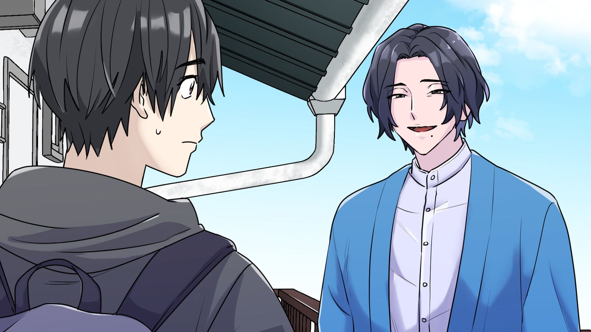 アパートの部屋の壁に穴が空いていたら 〜覗き見から始まるエッチな関係〜 画像4