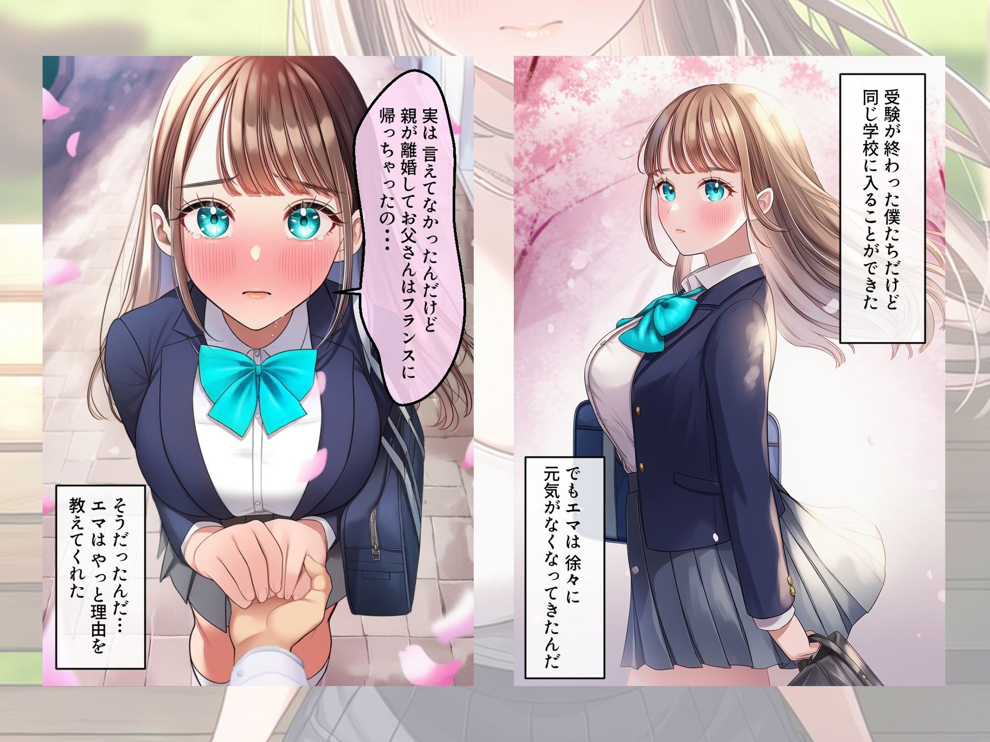 ターコイズアイズの巨乳ハーフ彼女がおじさんに寝取られた話 画像5