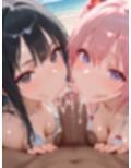 巨乳水着女子とハーレムエッチ3