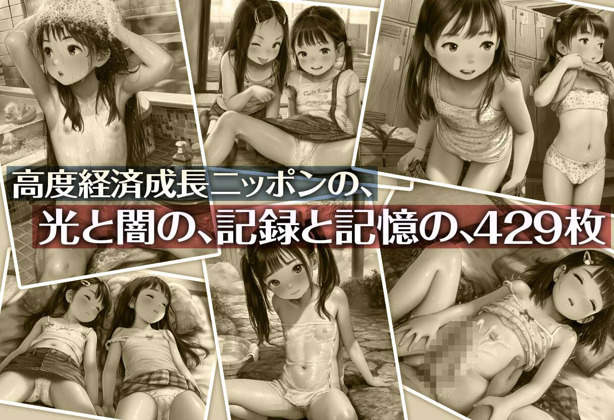 下町銭湯▲昭和湯の思ひ出▲三丁目のジャリンコ子たち▲仲良し429枚6