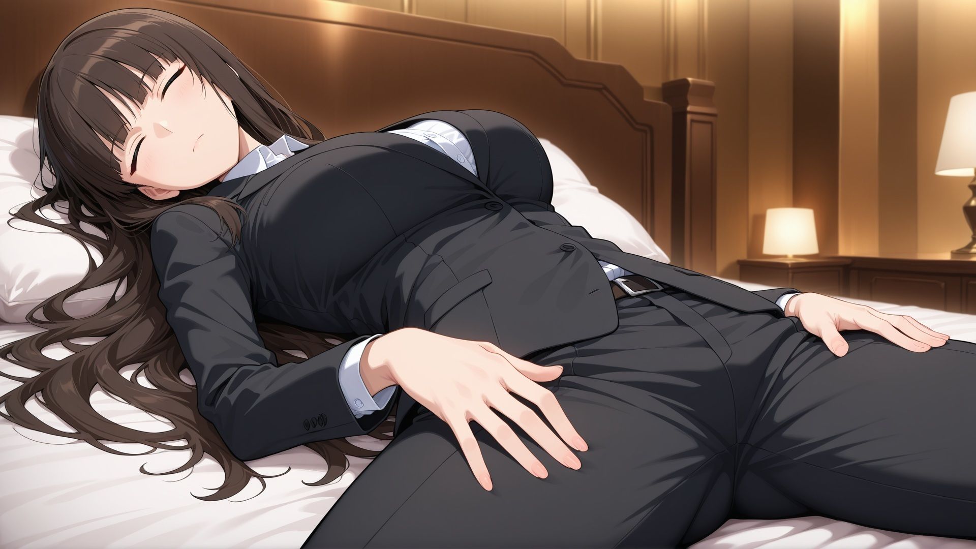 サンプル画像3:寝ている○○にぶっかけ しほ編(第6AI研究所) [d_739520]