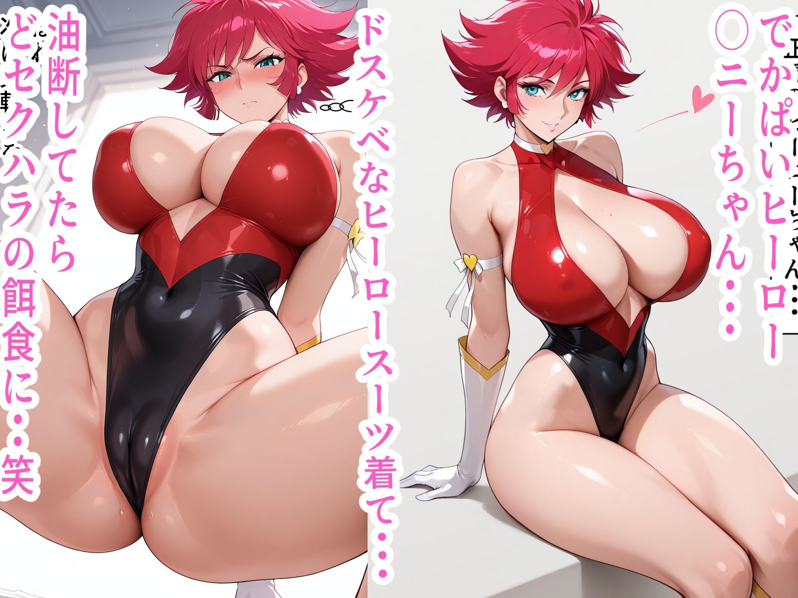 デカパイヒーロー◯ニーちゃん油断大敵大ピンチ！！弱みを握られ無制限中出し！？ 画像1