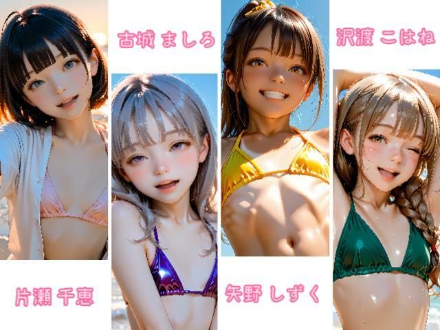 貧乳ビキニ少女の誘惑 1 サンプル画像 6