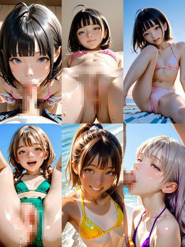 貧乳ビキニ少女の誘惑 1 サンプル画像 7