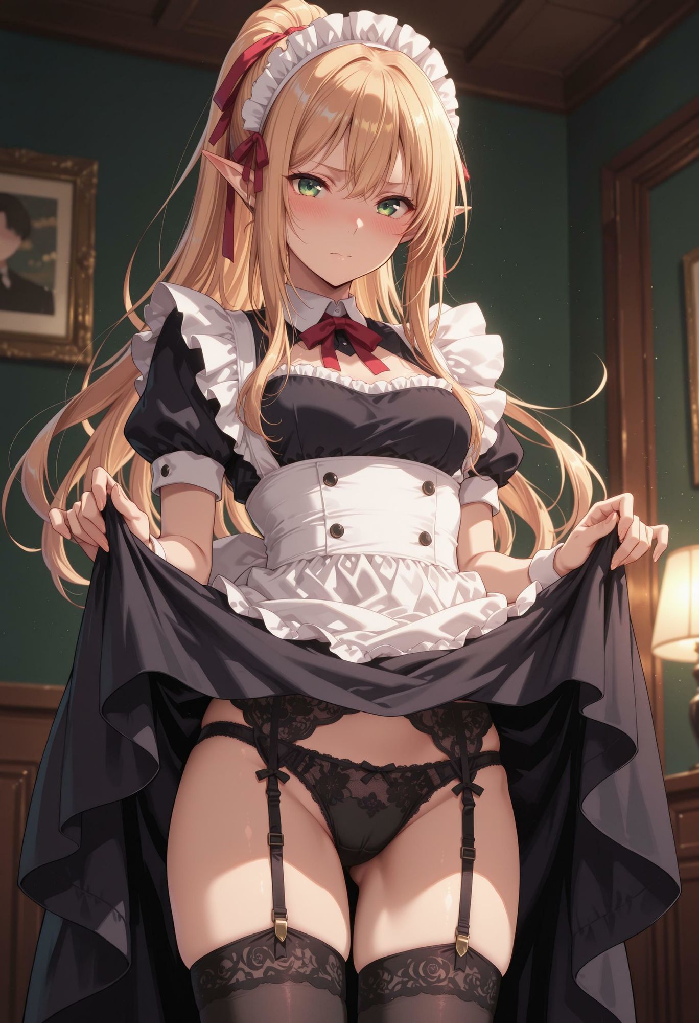 エルフのメイドさん熱烈ご奉仕10 画像2