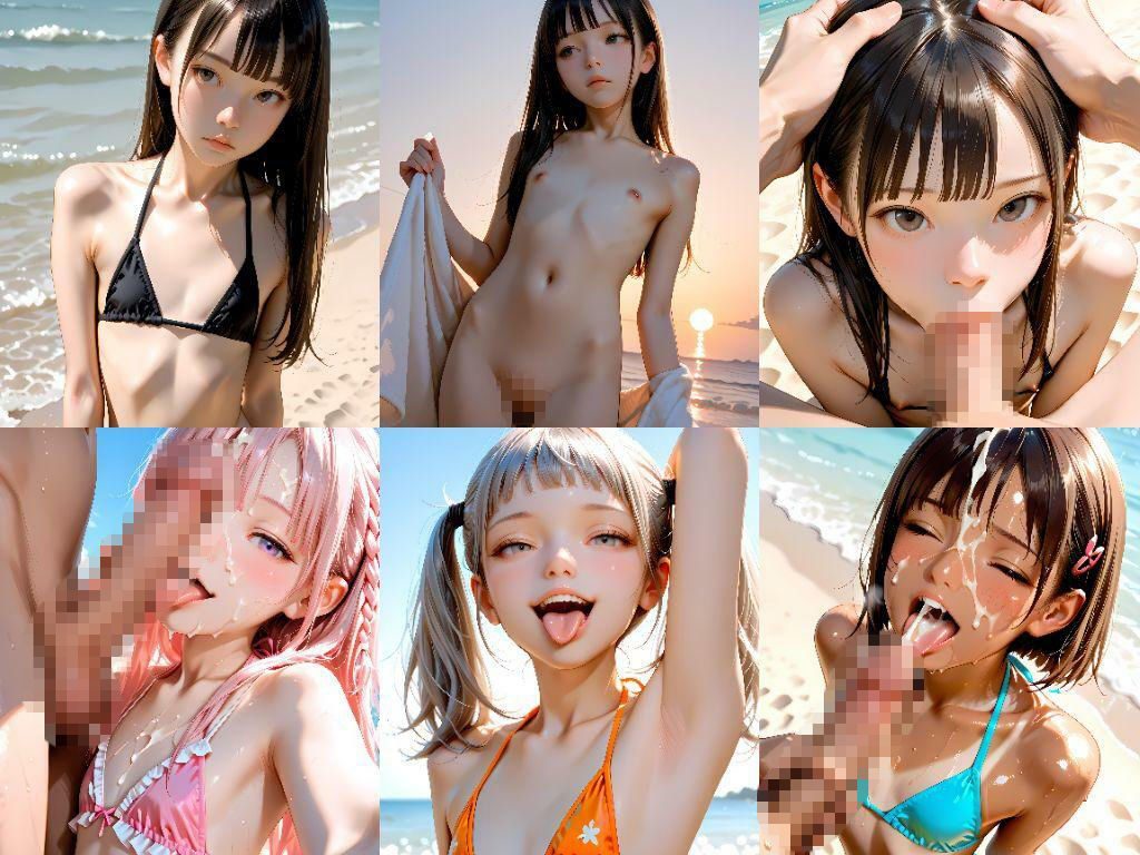 貧乳ビキニ少女の誘惑 2