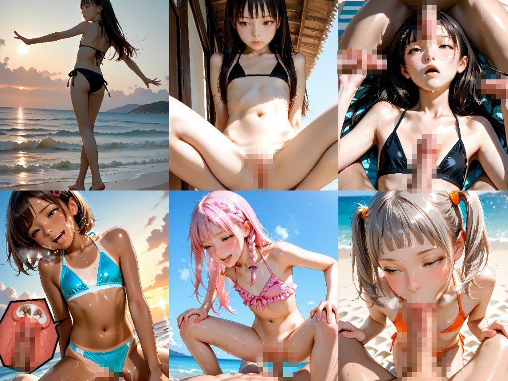 貧乳ビキニ少女の誘惑 2