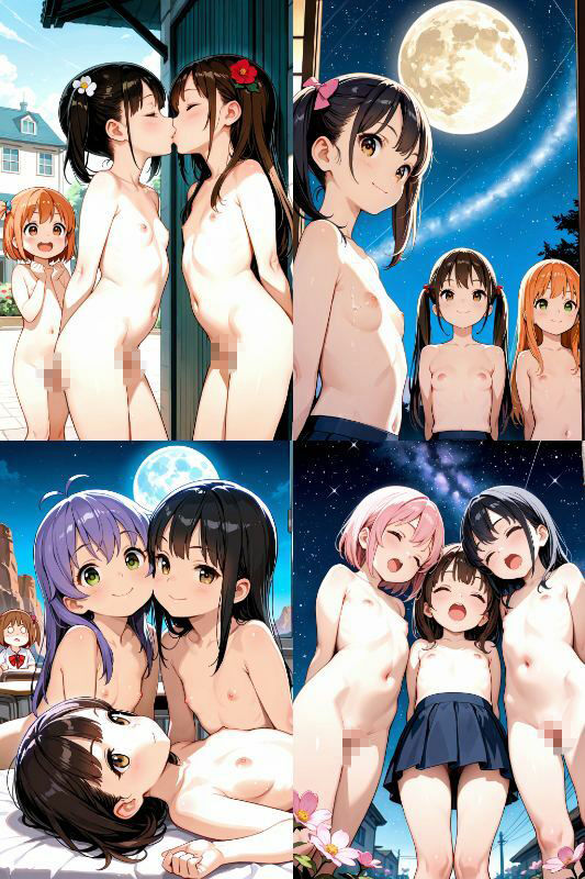 仲良し童顔美少女たちの野外ヌード大全集！【1024x1536高画質！美麗画像206枚！】 サンプル画像 7