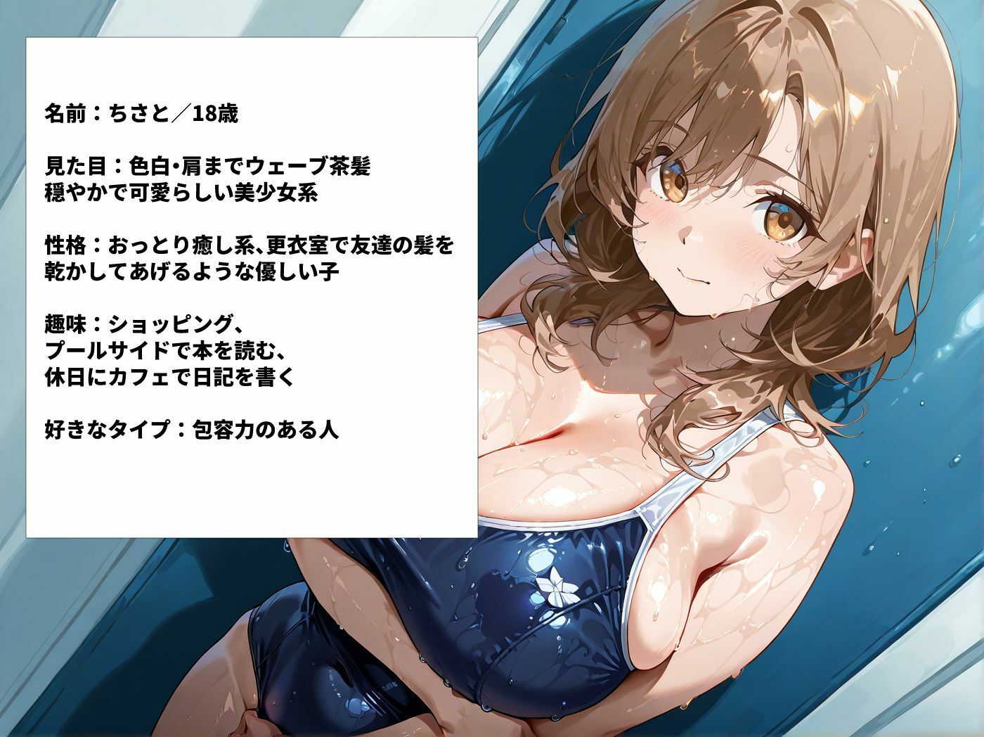 巨乳スク水の水泳部員を順番に呼び出しずぶ濡れセックス 画像4